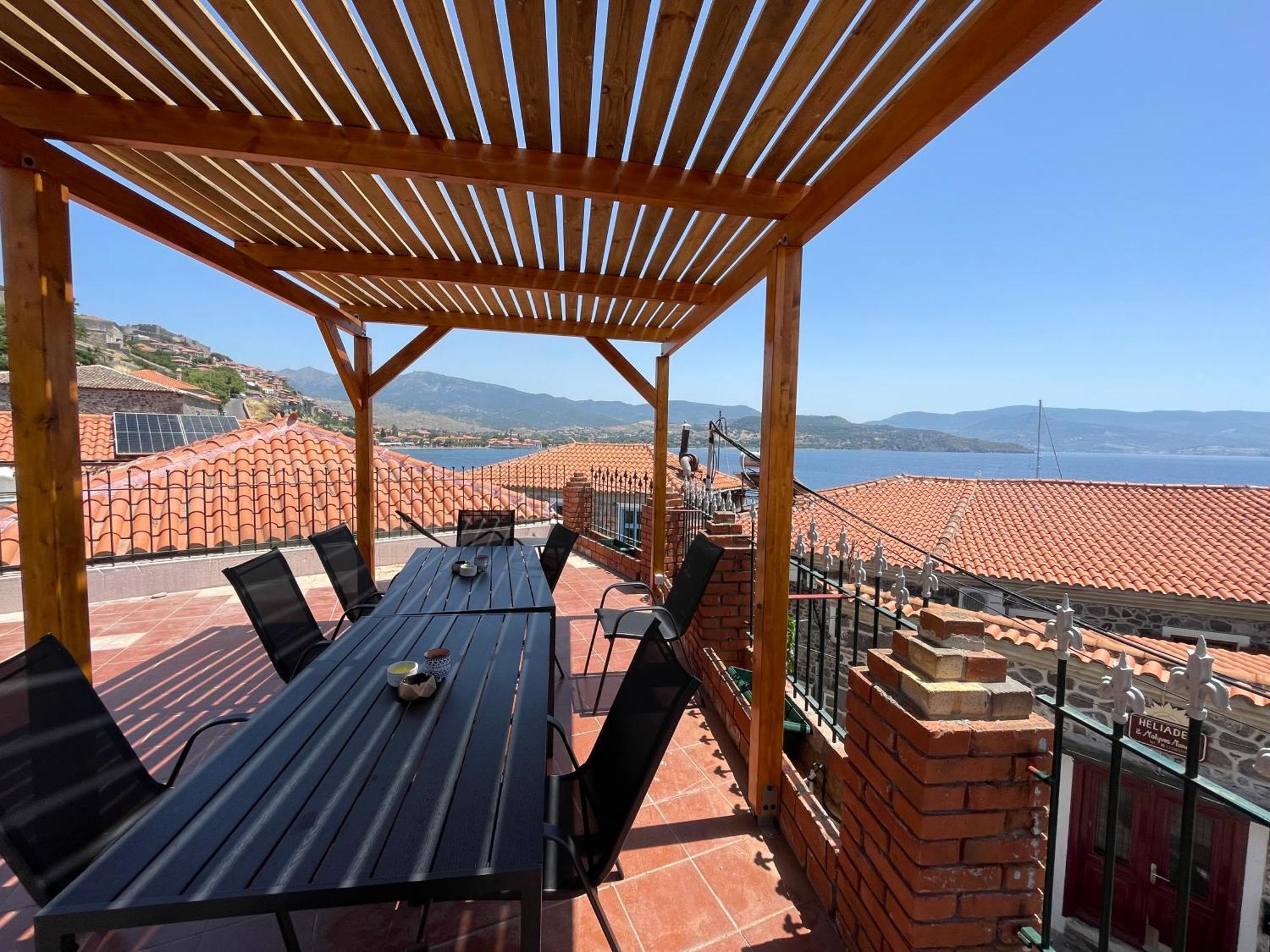 Q Apartments Molyvos Mithimna Buitenkant foto